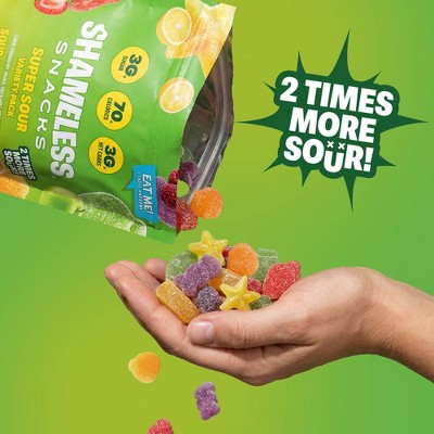 Shameless Snacks Super Sour Variety Pack Candies - 5.5oz
