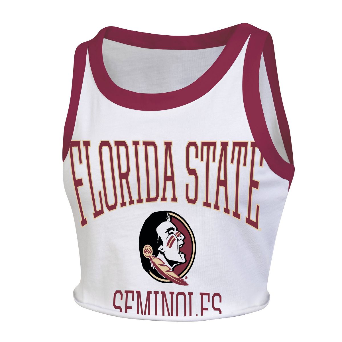 NCAA Florida State Seminoles Women's White Tank Top