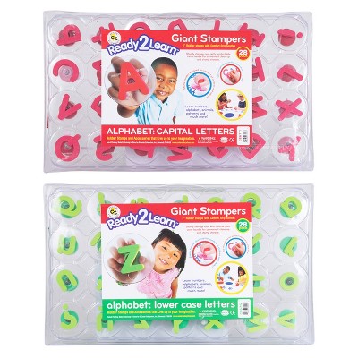 Ready 2 Learn Giant Stampers, Alphabet, Uppercase/Lowercase, Set of 56