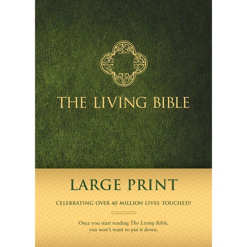 Living Bible Paraphrased-LIV-Large Print - (Hardcover) - image 1 of 1