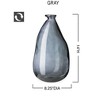 VivaTerra Oblong Recycled Glass Balloon Vase, 14" - 2 of 2