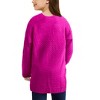 Girls Long Sleeve Cardigan Sweaters Open Front Cable Knit Chunky Cardigans Kids Oversized Cute Outerwear Coat - 2 of 2