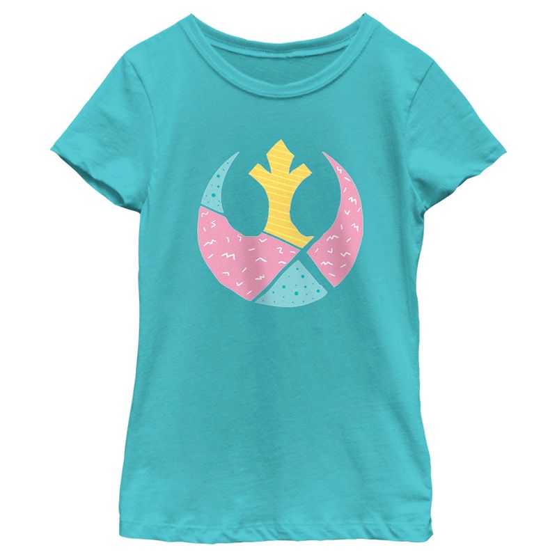 Girl's Star Wars Easter Egg Rebel Alliance Logo T-Shirt, 1 of 5