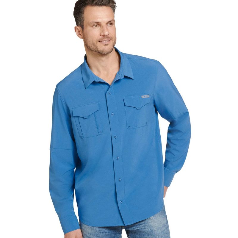 Jockey Men's Long Sleeve Performance Button-Up Shirt, 1 of 7