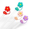 Swtroom Silicone Straw Covers Cap with Handle 0.4in/10mm 4pcs - 3 of 4