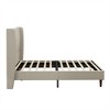 Sapphtopaz Bed Frame with Headboard, Chenille Upholstered Platform Bed with Wood Slats Support, No Box Spring Needed, Easy Assembly - 4 of 4