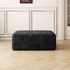 Kumasinova 37.4"L Single Sectional Ottoman,Plush Corduroy Upholstery,High-Resilience Sponge Filled Ottoman for Sectional Sofas,No Assembly - 2 of 4