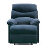 Lyngins Modern Plush Fabric Recliner Chair with Adjustable Back & Footrest,Armchair Accent Chair for Living Room,Bedroom - 3 of 4