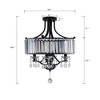 Maxax 16.5" Modern Elegant Crystal Flush Mount - 3 of 4