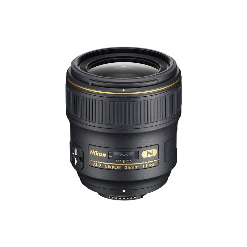 Nikon AF FX NIKKOR 35mm f/1.4G Fixed Focal Length Lens with Auto Focus for Nikon DSLR Cameras, 1 of 5