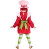 HalloweenCostumes.com Medium Girl Girl's Strawberry Shortcake Costume | Kids Classic Strawberry Shortcake Halloween Costume,  White/Red/Green - 2 of 4