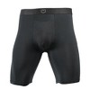 SHEATH V Men's 8" Sports Performance Boxer Briefs w/Horizontal Fly - Black | Single Pouch, Athletic Fit - 2 of 4