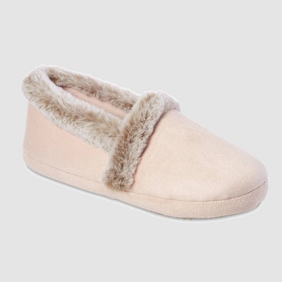 Isotoner Women's Microsuede A-Line Slippers