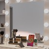 GDFStudio Fina Modern Mirror Vanity Table with Lights, Charging Station, 7 Drawers and Open Shelves - 4 of 4