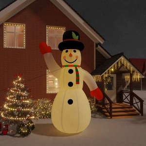 VidaXL Christmas Inflatable Snowman with LEDs 179.1" - 1 of 4