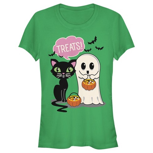 Juniors Womens Lost Gods Halloween Treat Friends T-Shirt - image 1 of 4