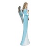 Northlight 16" Blue and White Angel Figure Holding a Heart - 4 of 4