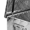 Truck Bed Toolbox for Trailer Pickup, RV Storage Organizer Tool Box Flatbox with Side Handle Lock Keys Aluminum 5 Bar Tread Pattern Truck Bed Tool Box - 3 of 4