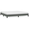 Bed Frame Dark grey Polyester fabric, plywood, engineered wood - 2 of 4