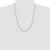 Black Bow Jewelry 2mm Sterling Silver Diamond Cut Solid Octagonal Box Chain Necklace - 2 of 4