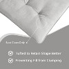 KWPZQEB Foldable Chenille Lounge Floor Pillow Cushion, Folding Cushion with Travel Wrap, Tufted Seat for Meditation, Yoga, Reading (74''x27") - 4 of 4