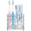 LunaLulinlk Stainless Steel Bathroom Toothbrush Holder Toothpaste Holder - 3 of 4