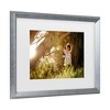 Trademark Fine Art - Despird Zhang The Girl With The Blue Lantern Matted Framed Art - 3 of 4
