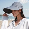 Anna-Kaci Women's Sporty Wide Brim Sun Visor Hat with Adjustable Back Strap Lightweight UV Protection Cap for Outdoor Activities - 2 of 4