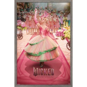Trends International Wicked: For Good (2025) - Glinda Swirl Skirt One Sheet Framed Wall Poster Prints - 1 of 4