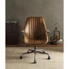 TiramisuBest Ergonomic Executive Office Chair with Adjustable Height, Swivel, 5 - Star Base and Fixed Wooden Armrests - 2 of 4