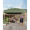 10x10 Heavy Duty Pop Up Canopy- Outdoor Canopy Tent with Portable Bag - 3 Adjustable Height, 4 Weight Bags, 8 Stakes & 4 Guy Ropes Included - 4 of 4