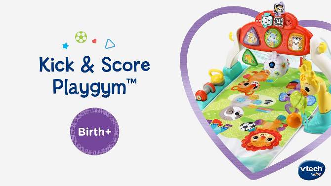VTech Kick &#38; Score Playgym Baby Toy, 2 of 13, play video