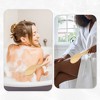 Unique Bargains Exfoliating Bristle Body Bath Brush Beige 9.84"x2.76" 1 Pc - 2 of 4