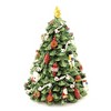 7.5 Inch Chirstmas Tree Music Box Musical Gold Star Figurines - 3 of 3