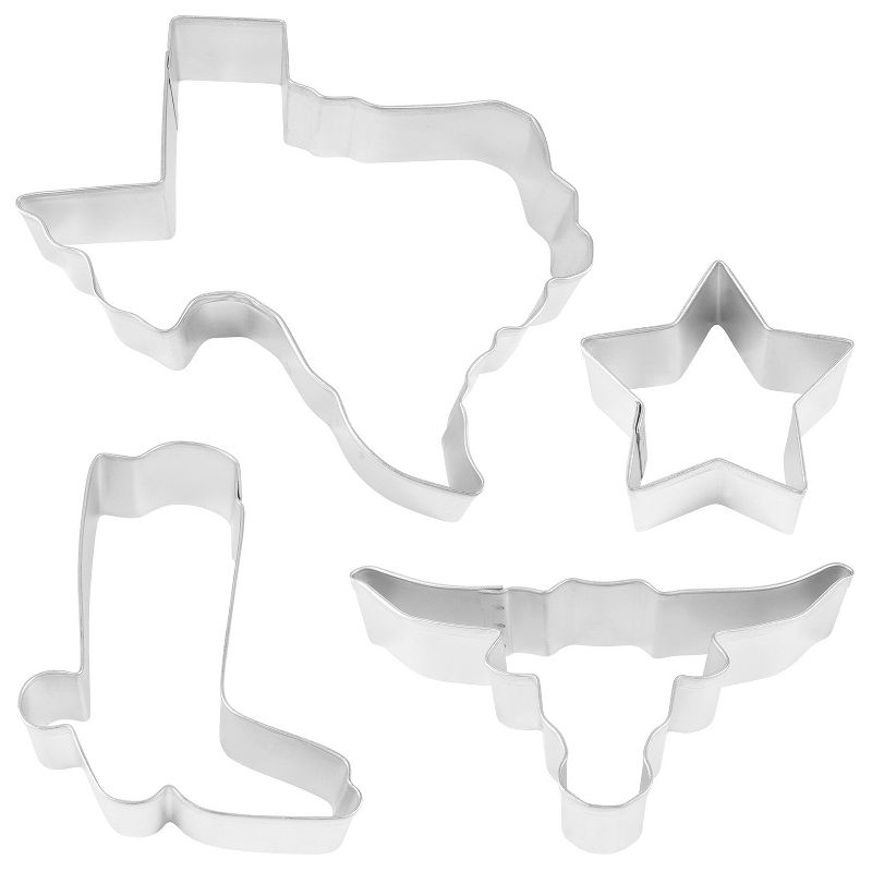 R&M International Texas State 4 Piece Cookie Cutter Set, 2 of 4