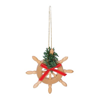 Beachcombers Ships Wheel Christmas Xmas Ornament