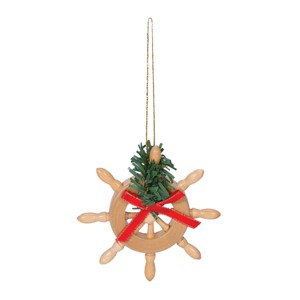 Beachcombers Ships Wheel Christmas Xmas Ornament - 1 of 1