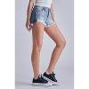 Women's Kenzie High Rise Side Zipper Shorts - HIDDEN - 3 of 4