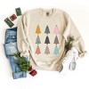 Simply Sage Market Women's Graphic Sweatshirt Colorful Christmas Tree Chart - 3 of 4