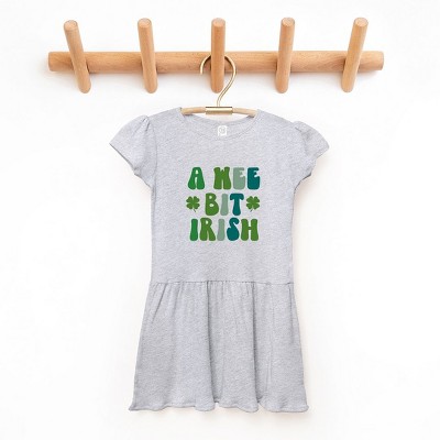 The Juniper Shop A Wee Bit Irish Toddler Graphic Dress