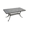 Sedona Rectangular Outdoor Coffee Table - Black - Crosley - image 3 of 4