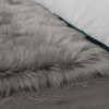 "Cozy Collection" Ultra Soft Fluffy Faux Fur Sheepskin Area Rug - 3 of 4