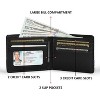 Fila Men’s Leather Minimalist Bifold Wallet, Front Pocket RFID - 2 of 4