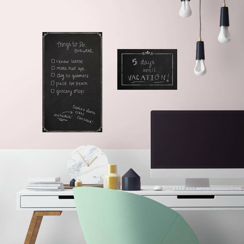Decorative Chalkboard Peel and Stick Giant Wall Decal - RoomMates, 1 of 7
