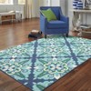 Oriental Weavers Meridian Area Rug, 2x3, Blue/Green - 2 of 4