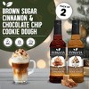 Syruvia Coffee Flavors Variety Pack: Brown Sugar Cinnamon & Chocolate Chip Cookie Dough 25.4 fl oz Syrup - 2 of 4