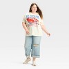 Women's Mustang Oversized Graphic T-Shirt - Off-White - 3 of 3