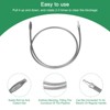 Unique Bargains Spring Cable with Electric Drill Connector Kitchen Toilet Drain Augers - 3 of 4