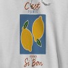 Rerun Island Men's Cest Paris 1999 Si Bon Long Sleeve Graphic Cotton Sweatshirt Hoodie - 2 of 4