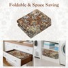 Large Area Rug, Vintage Washable Floral Medallion Area Rug for Living Room, Printed Non Slip Carpet Soft Rugs - 4 of 4